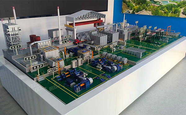 酒钢集团东铝厂-铝材生产线景泰机械模型